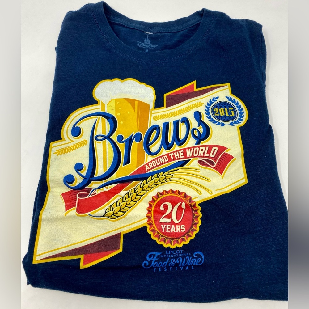 Disney World 2015 Food & Wine Festival Women’s T-Shirt Size Medium